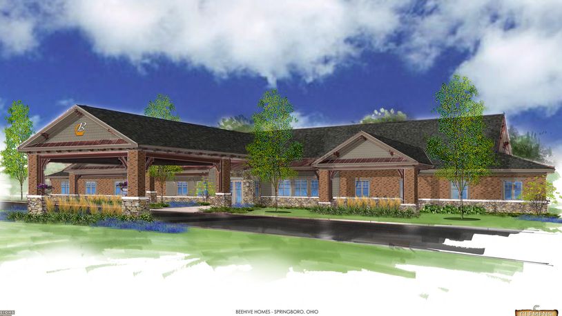 Rendering of proposed Beehive Carriage Hill memory care facility for the Carriage Hill subdivision in Liberty Twp.