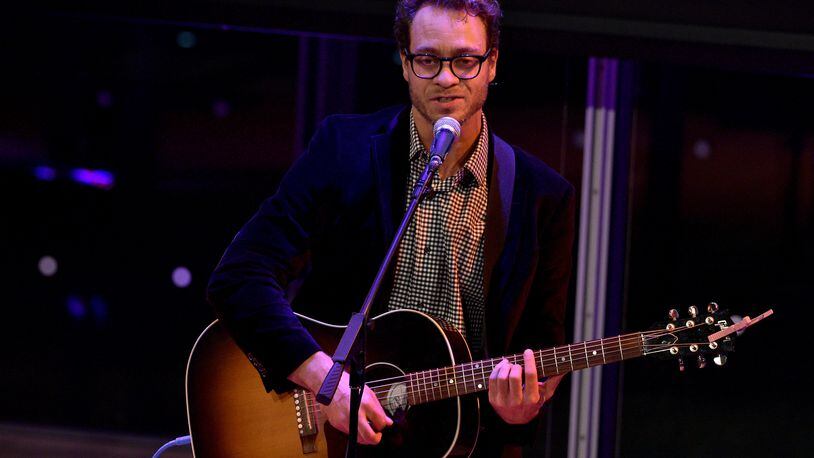 NEW YORK, NY - NOVEMBER 05:  Singer Amos Lee performs on stage during the 2015 Health Hero Awards hosted by WebMD on November 5, 2015 in New York City.  (Photo by Bryan Bedder/Getty Images for WebMD)