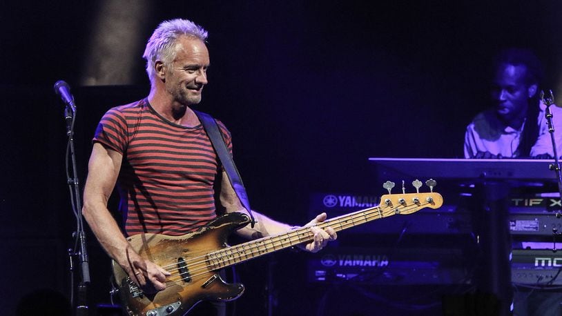 Sting performs during the Sting & Shaggy: The 44/876 Tour at Fillmore Miami Beach on September 15, 2018 in Miami Beach, Florida.