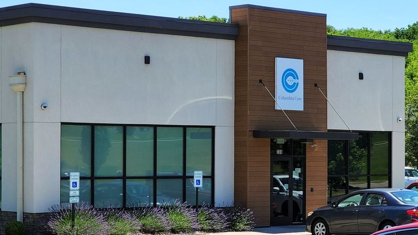 Columbia Care, 300 N. Main St., opened in 2019 as Strawberry Fields. It's the only medical marijuana dispensary in Monroe, though three more recently were approved for licenses. NICK GRAHAM/STAFF