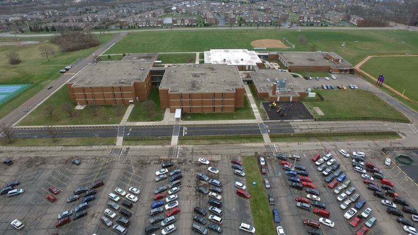 Dayton Christian School announced a $6 million capital campaign in February to expand the campus in Miami Twp. A 31,000 square foot gymnasium with seating for 600 is to be located on the west side of the campus, shown here. TY GREENLEES / STAFF