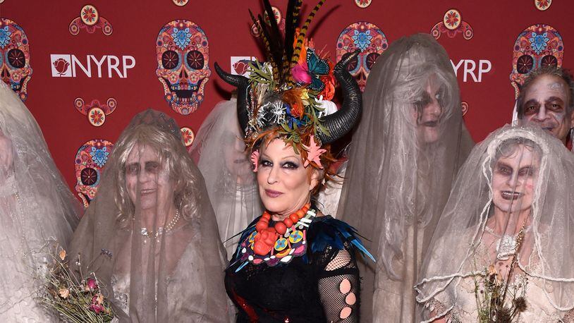 Actress Bette Midler attends 2015 Hulaween Party Celebrating New York Restoration Project's 20th Anniversary at The Waldorf Astoria on October 30, 2015 in New York City.