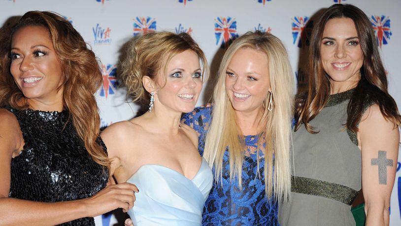 From left, Melanie Brown, Geri Halliwell Horner, Emma Bunton and Melanie Chisholm confirmed through social media that the Spice Girls would be working together again.