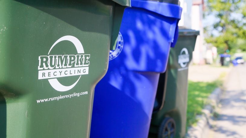 Rumpke will conduct a full audit residential recycling within the city of Fairfield. Those who fail the audit will have a notice that their recycling will be inspected weekly over a five week inspection period. GREG LYNCH/FILE