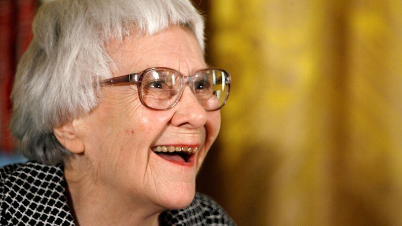 Harper Lee is seen here in a 2007 photo just before receiving the Presidential Medal of Freedom in the East Room of the White House. Photo by Chip Somodevilla/Getty Images