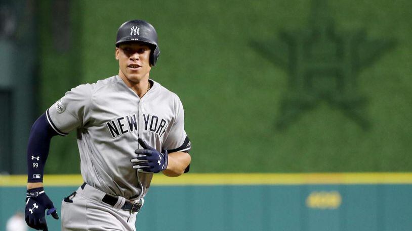 Yankees slugger Aaron Judge has yet to complete a home run trot since the regular season opened.