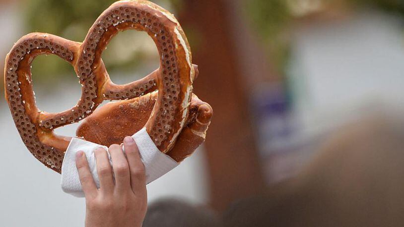 Pretzels will be free at Auntie Anne's today.