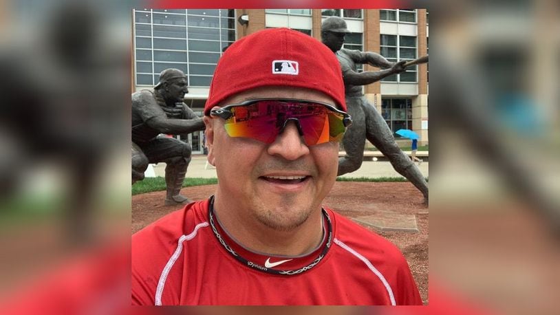 Robert Miles, 49, of Hamilton, a huge sports fan, was killed Thursday afternoon when he lost control of his motorcycle and crashed into a guardrail. He died from head trauma, according to the Butler County Coroner’s Office. SUBMITTED
