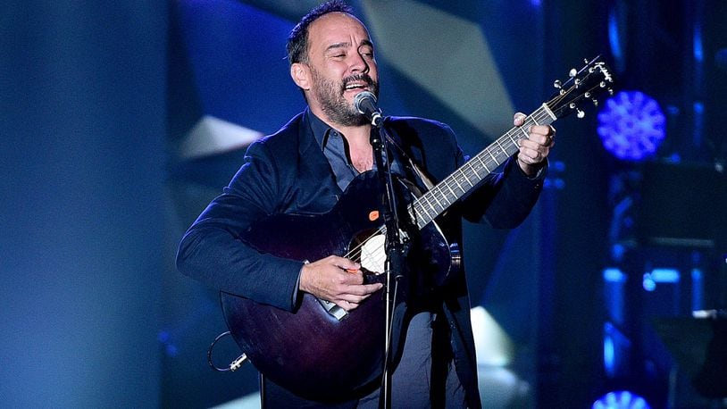 Dave Matthews, shown here performing during the Songwriters Hall Of Fame 50th Annual Induction And Awards Dinner in New York City earlier this month, makes his annual trip to the Riverbend Music Center on July 2. GETTY IMAGES