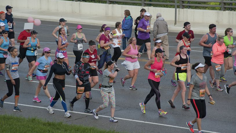 People participate in the 18th Flying Pig Marathon  May 1, 2016. FILE/WCPO