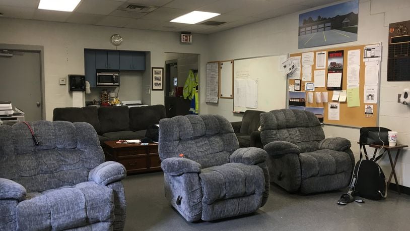 Trenton firefighters and medics have been sleeping in recliners and on couches in their current fire station. CONTRIBUTED