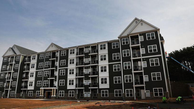 New housing stands at Canal Crossing, a luxury apartment community consisting of 393 rental units near the university city of New Haven on August 2, 2017 in Hamden, Connecticut. According to a Pew Research Center analysis of Census Bureau housing data, more U.S. households are headed by renters than at any point since at least 1965. Sixty-five percent of households headed by people under the age of 35 were renting in 2016, an increase from the 2006 figure of 57 percent. (Photo by Spencer Platt/Getty Images)
