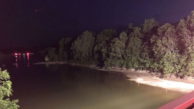 Rescue crews from Butler and Hamilton counties searched for Rodney Zehr, 47, of Ross Twp., Saturday night after he reportedly tried to swim across the Great Miami River. His body was found Sunday. PHOTO: WCPO