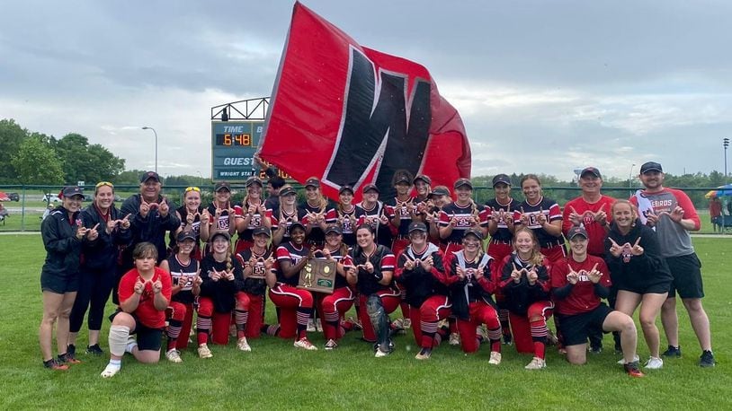 Lakota West celebrates after winning a regional championship on Friday, May 27, 2022. Photo courtesy of Kevin Grace