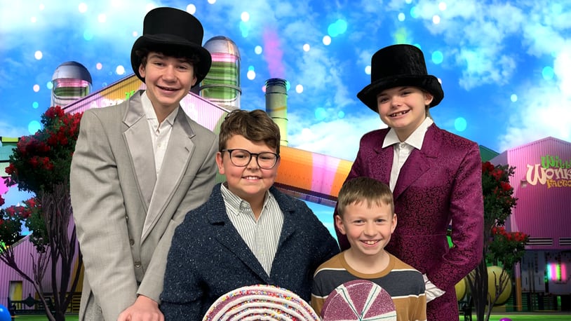 Rise Up Performing Arts will perform "Willy Wonka Jr." March 31-April 2. The theater group has a rehearsal space in Hamilton. CONTRIBUTED