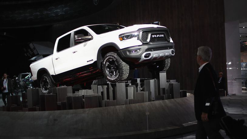 Fiat Chrysler Automobiles (FCA), introduces the 2019 Ram 1500 pickup truck at the North American International Auto Show (NAIAS) on January 15, 2018 in Detroit, Michigan. Fiat Chrysler has recalled the trucks due to an electrical issue that can cause the power steering to fail.