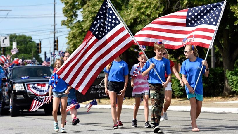 Scenes from Middletown’s Independence Day parade today. NICK GRAHAM/STAFF
