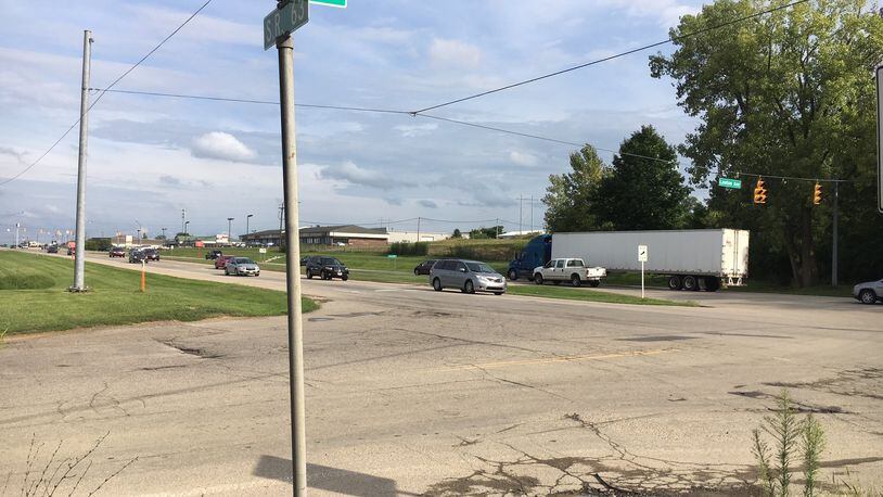Monroe City Council recently approved an emergency resolution to apply for funding through the Ohio Public Works Commission State Capital Improvement and/or Local Transportation Improvement programs for several improvements to the intersection of Lawton Avenue and Ohio 63. ED RICHTER/STAFF