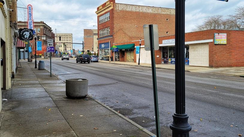 This is how Central Avenue, looking west, appears today, months before construction is scheduled to begin. The 1/2-mile project is expected to cost about $6.6 million. NICK GRAHAM/STAFF