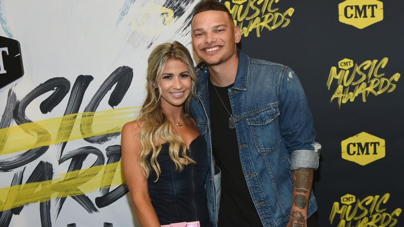 Katelyn Jae (L) and Kane Brown attend the 2018 CMT Music Awards at Bridgestone Arena on June 6, 2018 in Nashville, Tennessee.