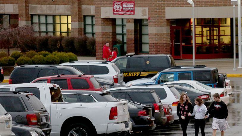Saying the safety of each and every child in Madison Twp. has to be the “district’s highest priority,” the Madison Local School District Board of Education approved a resolution to allow armed staff in the district. NICK GRAHAM/STAFF