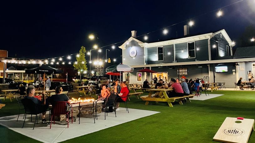 Featuring local food truck cuisine and a rotating food truck schedule, Hamilton’s Urban Backyard offers a backyard atmosphere for all ages and is located on Main Street. FILE