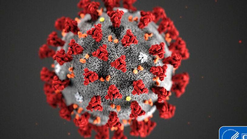 This illustration provided by the Centers for Disease Control and Prevention (CDC) in January 2020 shows the 2019 Novel Coronavirus.(2019-nCoV)