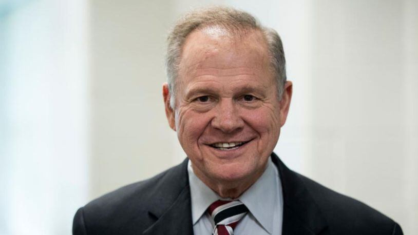 UNITED STATES - AUGUST 3: GOP candidate for U.S. Senate Roy Moore speaks during a candidates' forum in Valley, Ala., on Thursday, Aug. 3, 2017. The former Chief Justice of the Alabama Supreme Court is running in the special election to fill the seat vacated by Attorney General Jeff Sessions. (Photo By Bill Clark/CQ Roll Call)