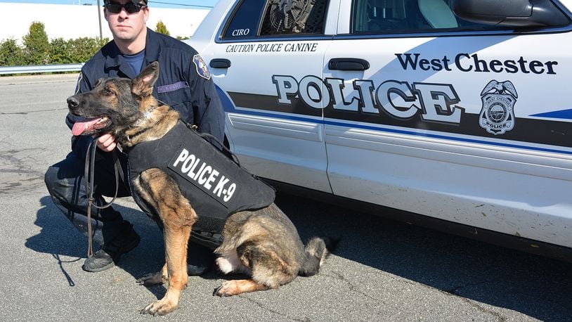 West Chester Twp. police will get a new K-9 from the Ben Roethlisberger Foundation. CONTRIBUTED