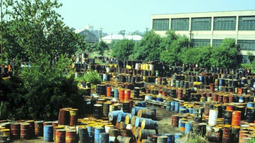 Hamilton, joined by state officials in the 1970s and 1980s, had to battle in court for the cleanup and continued monitoring of the former Chem-Dyne chemical-processing Superfund site at 500 Joe Nuxhall Boulevard, formerly Ford Boulevard. Monitoring of comination of the aquifer continues. PROVIDED