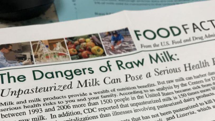 From 2007 to 2012 there were 80 outbreaks linked to raw milk, and children and the elderly are more likely to get sick, according to the CDC.