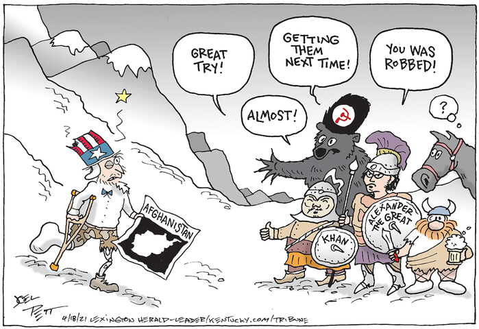 Week in cartoons: Mass shootings, Afghanistan exit and more