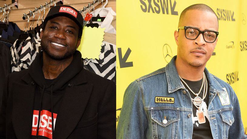 Gucci Mane and T.I. have gone back and forth on Instagram about which of the Atlanta rappers invented trap music. (Presley Ann/Getty Images for Diesel, Matt Winkelmeyer/Getty Images for SXSW)