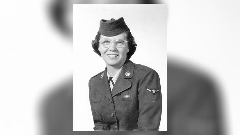 Jo Ann Newkirk as a young woman serving in the Air Force. CONTRIBUTED