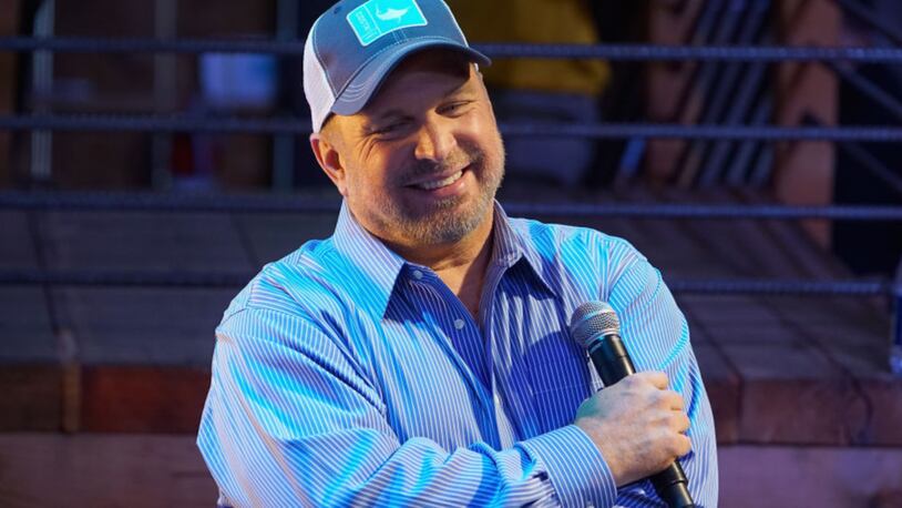 NASHVILLE, TN - JUNE 08:  Garth Brooks speaks onstage at the HGTV Lodge during CMA Music Fest on June 8, 2017 in Nashville, Tennessee.  (Photo by Anna Webber/Getty Images for HGTV)