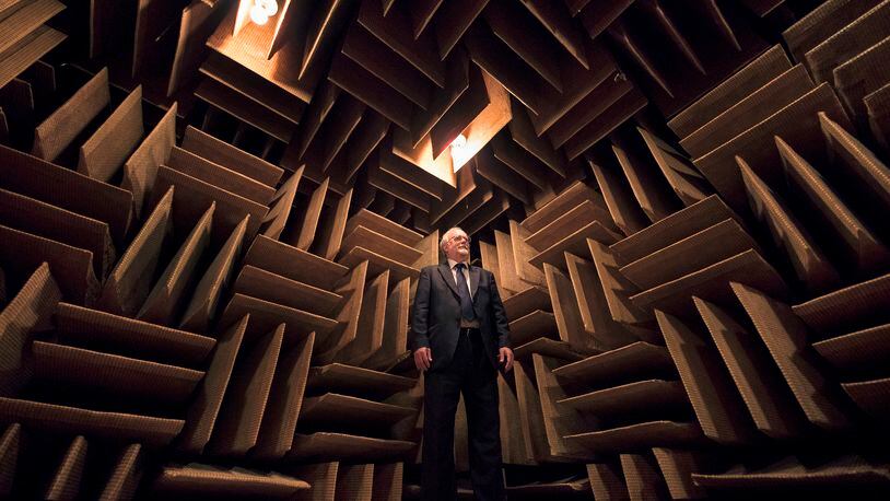 Steve Orfield, owner of Orfield Laboratories, is interested in how the anechoic chamber could help people with PTSD or autism.
 (Brian Peterson/Minneapolis Star Tribune/TNS)