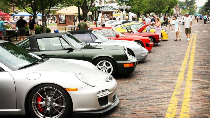 Red Brick Reunion Porsche Car Show takes place Saturday, Aug. 11, along High Street in Oxford. STAFF FILE PHOTO