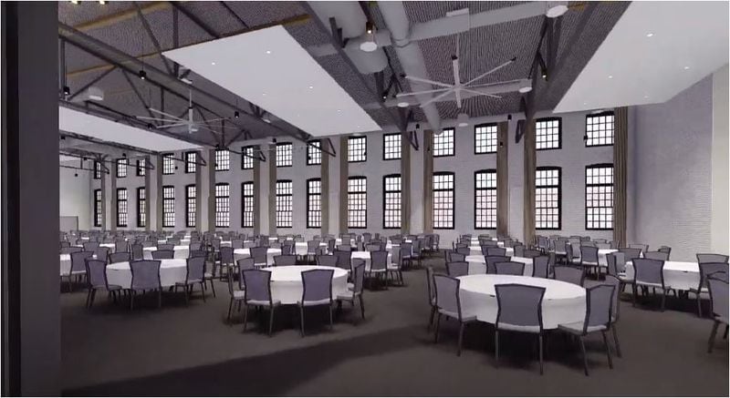 Here's an image of a ballroom at Spooky Nook Sports Champion Mill. PROVIDED