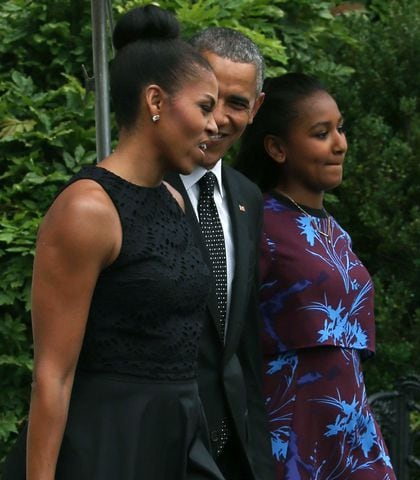Obamas in Martha's Vineyard - August 2015