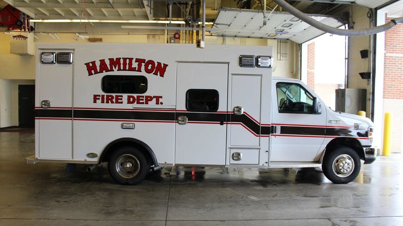 Hamilton took delivery of its new ambulance last week at a facility in New Jersey and brought it back to Station 22. It is the first white ambulance in the department’s fleet.
