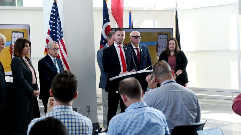 State rep. Thomas Hall (R-Madison Twp.) spearheaded a school gun and safety training bill that was signed into law by Ohio Gov. Mike DeWine on June 13, 2022. CONTRIBUTED