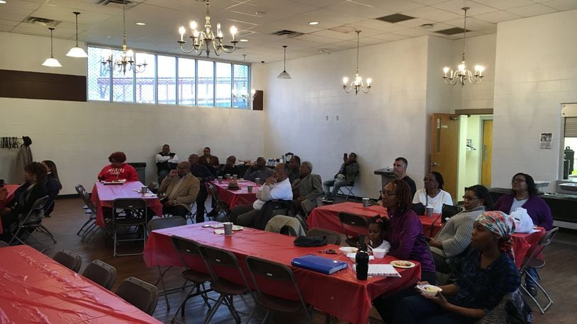 More than 50 Middletown community leaders and residents gathered Saturday morning at the Robert “Sonny” Hill Community Center to discuss the rash of shootings that has plagued the city for more than a week as well as issues of poverty, infant mortality and education.