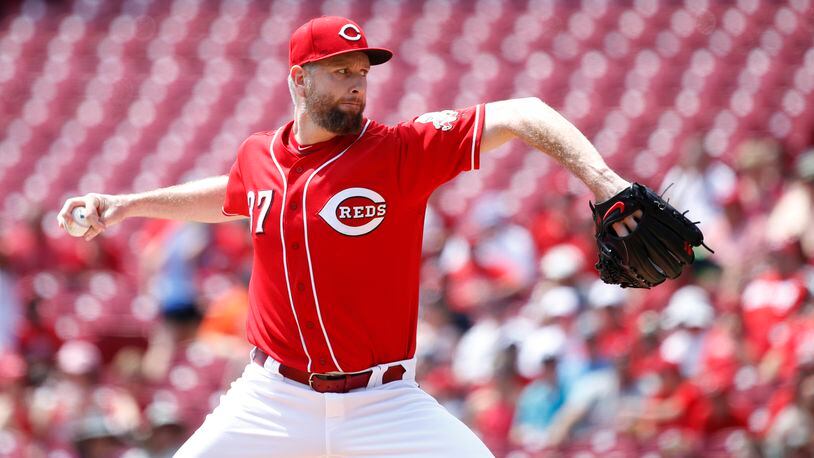Starting pitcher Scott Feldman gave up home runs to Washington’s Bryce Harper and Ryan Zimmerman in the first inning of Monday’s series finale at Great American Ball Park.