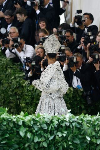 Rihanna channels the Pope at 2018 Met Gala