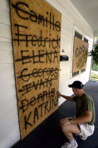 The signs of Hurricane Katrina