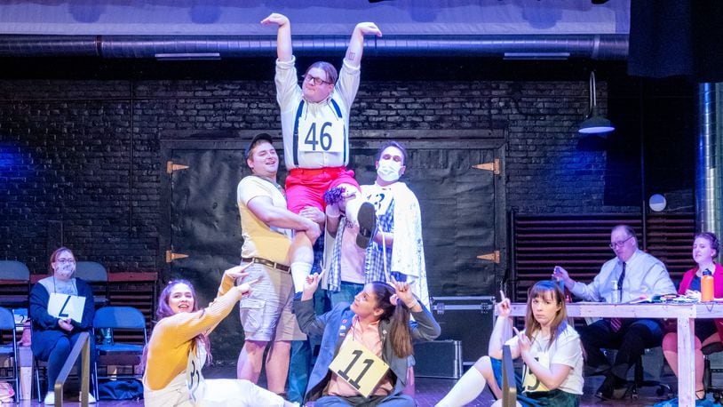 INNOVAtheatre's cast of "The 25th Annual Putnam County Spelling Bee" will perform this musical at the Sorg Opera House Jan. 13-16, 2022. CONTRIBUTED