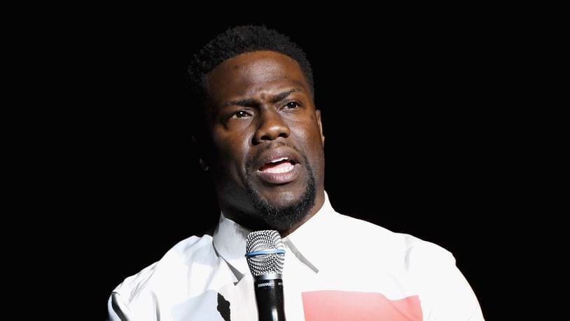 Actor Kevin Hart surprised 18 HBCU students with a scholarship in partnership with UNCEF and KIPP. (Photo by Ethan Miller/Getty Images for CinemaCon)