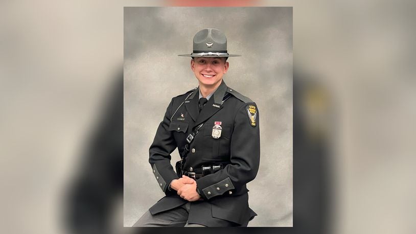 Ohio State Highway Patrol Trooper Chase Lucas, of the Hamilton Post, was named Post Trooper of the Year, and will go on to be considered for District Trooper of the Year. All District Troopers of the Year will be consider for the State Trooper of the Year honor. PROVIDED