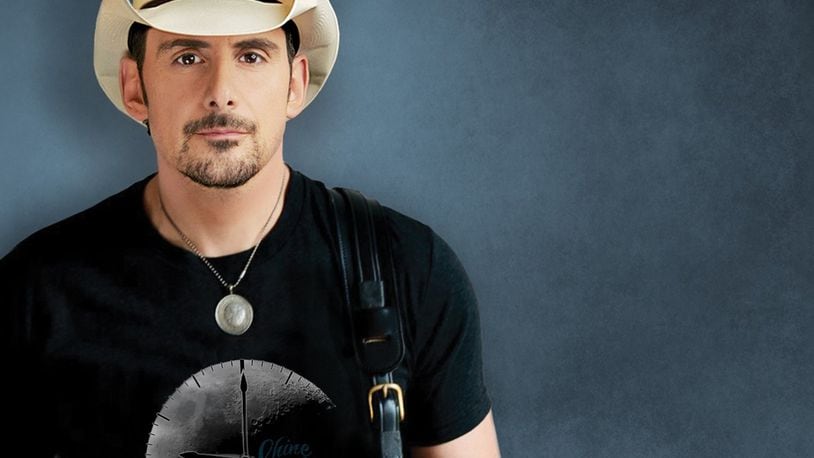 Guitar slinging country singer Brad Paisley is coming to town. CONTRIBUTED