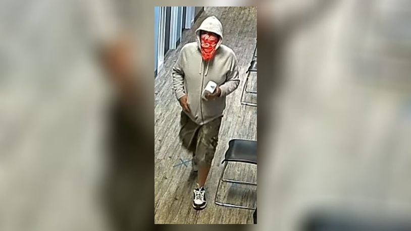 West Chester Police released a photo today of a man who robbed Community Medical Services at gunpoint Monday morning. SUBMITTED